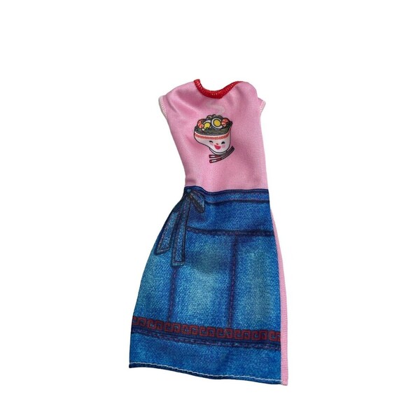 2019 Mattel Barbie Doll You Can Be Anything NOODLE MAKER DRESS ONLY #GHK44 - Picture 6 of 7